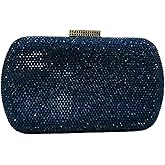 Boutique De FGG Mini Rhinestone Clutch Purse,Evening Bags and Clutches for Women Formal,Crystal Clutch Bag Wedding Handbags