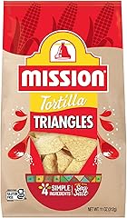 Mission Triangles White Corn Tortilla Chips, 11 Ounce Bag