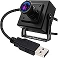 ELP Global Shutter USB Camera Wide Angle Webcam for Computer 1080P 90fps Lightburn Camera for Laser Engraver USB2.0 PC Camera High Frame USB Security Camera for Raspberry Pi (120° low distortion lens)