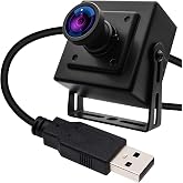ELP Global Shutter USB Camera - Wide Angle Webcam for Computer &amp; Laser Engraver - 1080P, 90fps, 120 Low Distortion Lens