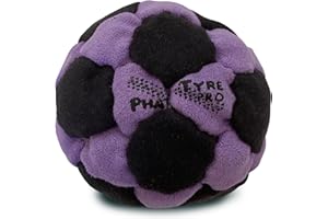 DIRTBAG PT Pro 32 Panel Footbag, Flying Clipper Original Design, Steel Pellet Filled for Maximum Control Handsewn