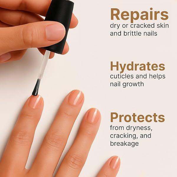 C CARE SWEET ALMOND CUTICLE OIL FOR NAILS – REPAIRS CUTICLES OVERNIGHT – MOISTURIZES AND STRENGTHENS NAILS AND CUTICLES – DROPPER & BRUSH INCLUDED – 2.5OZ