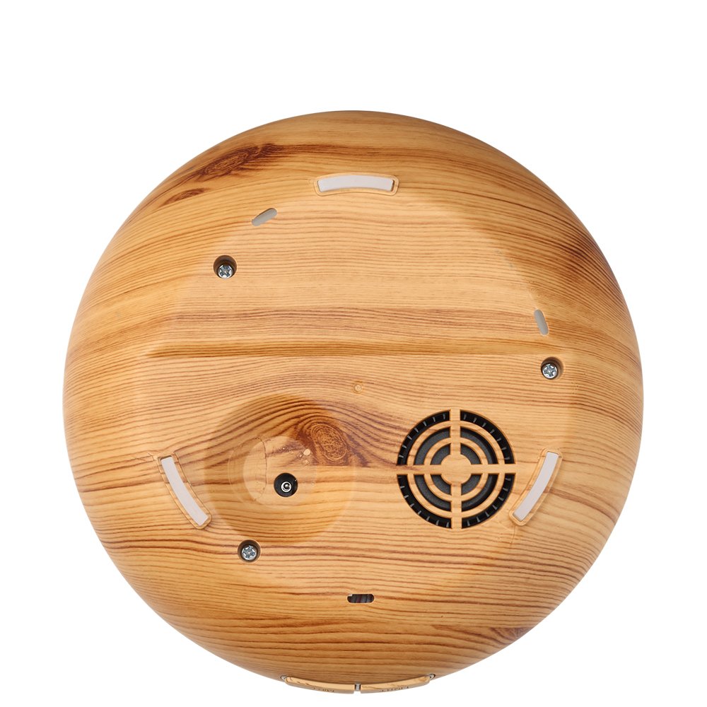 Ominihome Essential Oil Diffuser - 300ml Cool Mist Ultrasonic Wood Grain Humidifier - Whisper Quiet, Graduation Gift