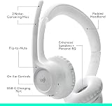 Logitech Zone 300 Wireless Headset Noise Cancelling Mic Off-White view 6