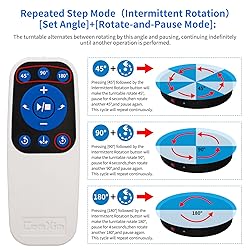Remote Motorized Electric Turntable Rotating