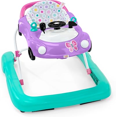 Bright Starts Little Speedster 3-in-1 Car Walker Purple Power 6 Months+