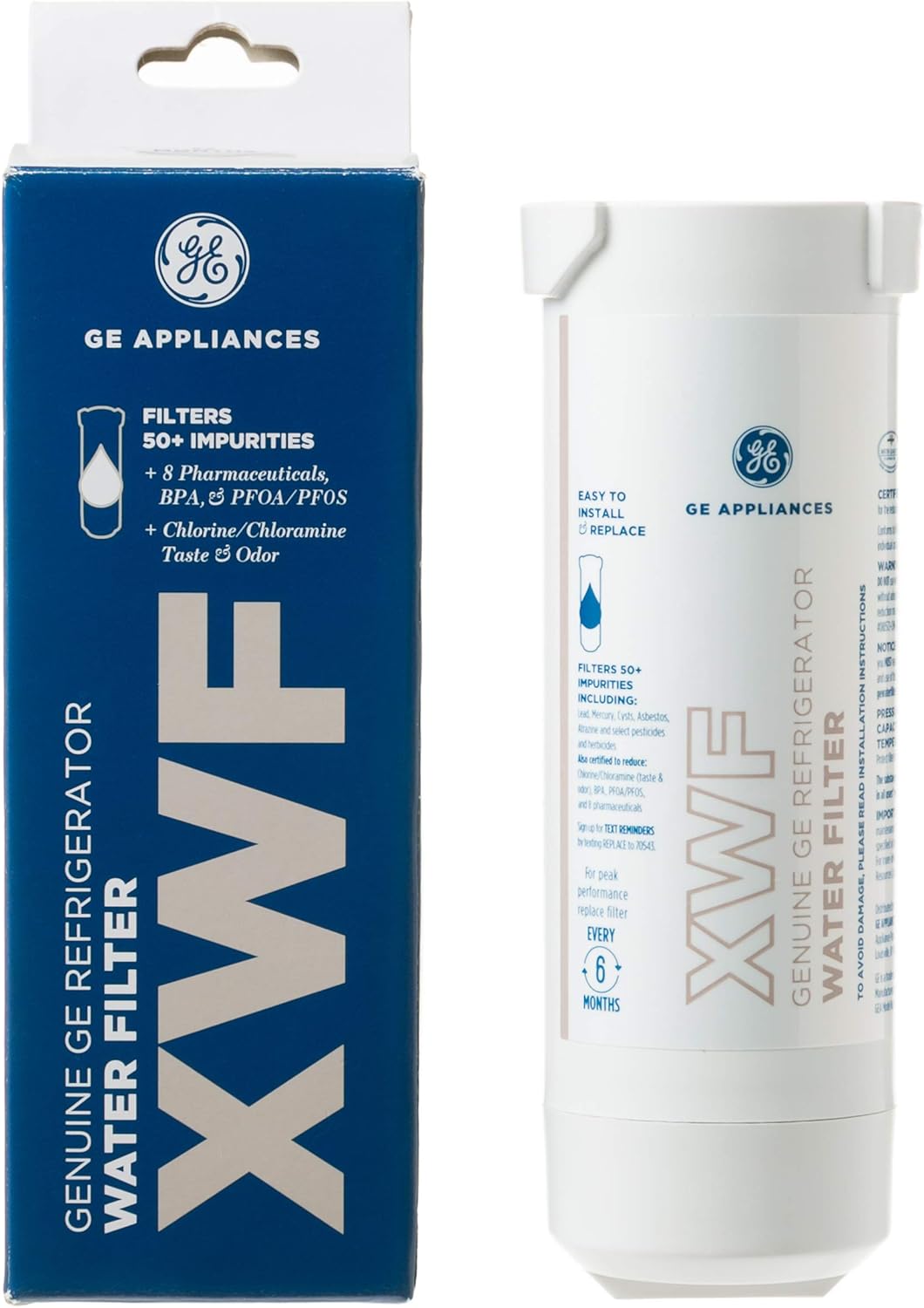 General Electric Co GE XWF Refrigerator Water Filter: Home Improvement