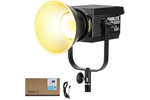 Nanlite FS-300B 300W Bi-Color LED Spotlight-2700K-6500K Adjustable CRI 96,App Control,Led Video Light Bowens Mount for Photography/Videography/YouTube/TikTok Content Creation & Live Streaming