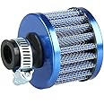 ESUPPORT Universal 12mm Mini Blue Cone Cold Air Intake Filter Turbo Vent Breather Car
