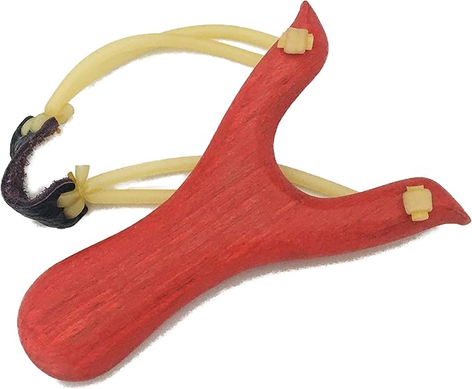 Amazon 木製パチンコ 的当て玩具 赤 国内発送 パチンコ 通販