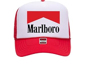 TRENDSNIPERS Marl Boro Original Trucker Hat - Premium Snapback for Men and Women - Cowboy Racing Vintage Trendy Beer