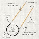 KnitPro Zing Fixed Circular Needles 40" 100cm 2.25mm view 3