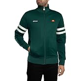 ellesse Men's Roma Track Top Jacket Dark Green