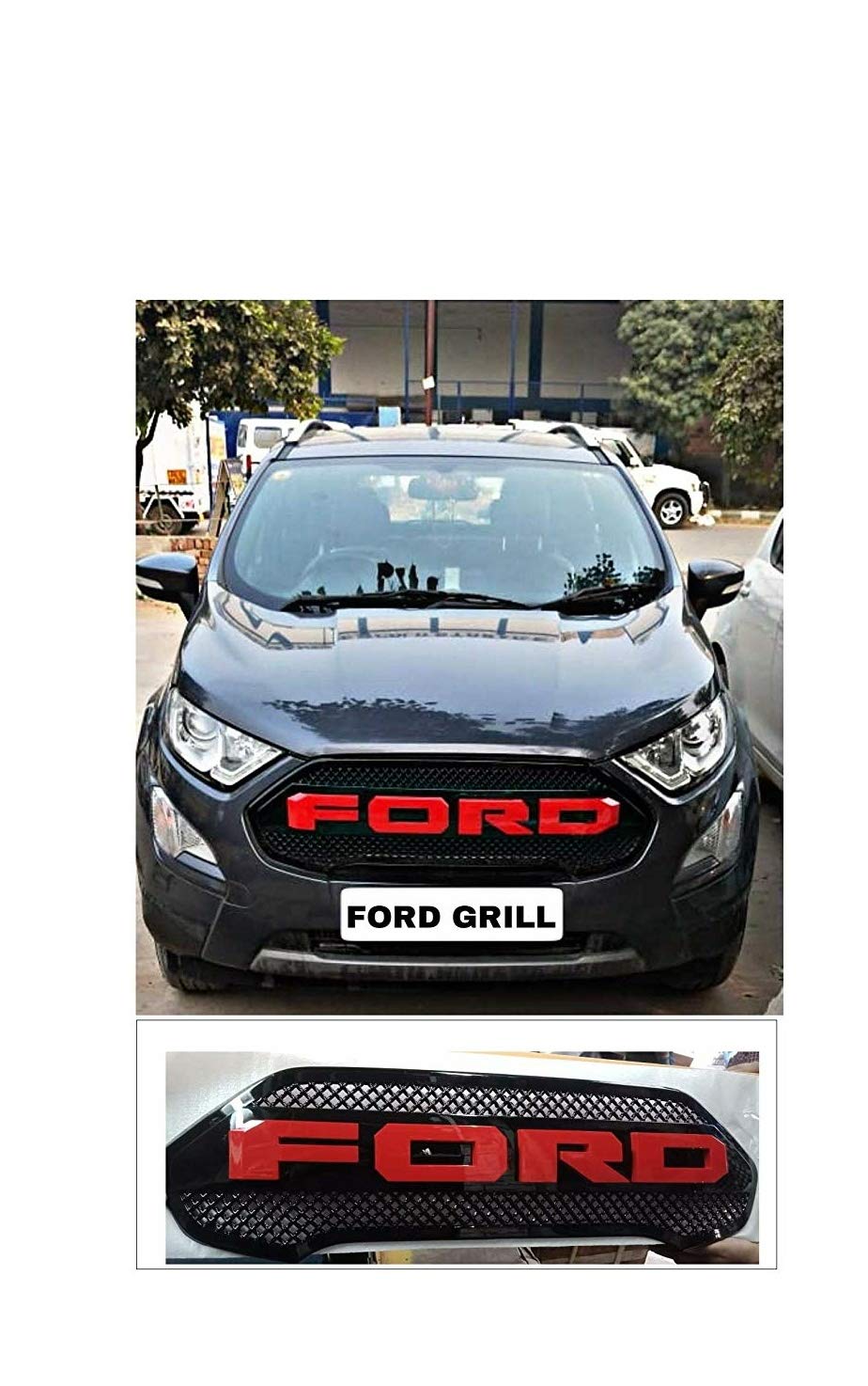 grills for trucks ford on Sdr Front Grill For Ford Ecosport Red Amazon In Car Motorbike