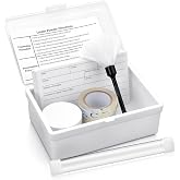 Leelosp Fingerprint Kit Bichromatic Powder Forensic Science Dusting | Complete Dusting Kit with Brush and Tape, Latent Fingerprint Collection Tools for Forensic Science Analysis Projects