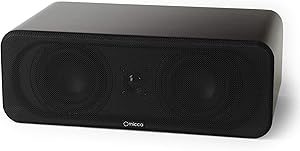 Micca RB42-C Center Channel Bookshelf Speaker with 4-Inch Woofers and Silk Tweeter (Dark Walnut, Each)