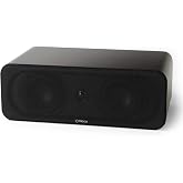 Micca RB42-C Reference 2-Way Passive Center Channel Speaker, Each, Walnut | Amplifier or Receiver Required, Dual Long-Throw 4-Inch Woofers, 0.75-Inch Silk-Dome Tweeter, Home Theater, Surround Sound