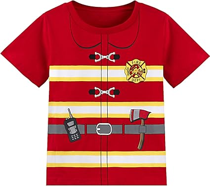 Blusa de bombeiro infantil Clearance