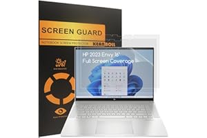 KEANBOLL 3-Pack Anti Glare Screen Protector for HP 2023 Envy 16" WQXGA Touch-Screen Laptop Computer,HP Envy 16 h1023dx/h1055cl/h1000la/h1xxx/dh1020/dh1020/h1047nr,-Full Screen Coverage