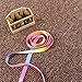GOOTRADES RAYNAG Polyester Rainbow Color Flat Shoelaces for Shoes Sneakers 42'' (5 pairs) (A)
