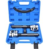 Yuesstloo Coil Spring Compressor Tool, Max Load.2700LB | Automotive Heavy Duty Macpherson Strut Spring Compression Set with Extendable Safety Bracket for Car ATVs Trucks