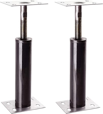 Amazon Com Adjustable Floor Jack Post 15 Gauge Size Range 1 1