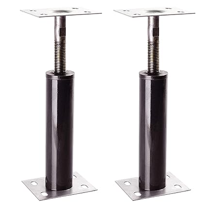 Adjustable Floor Jack Post 15 Gauge Size Range 1 1 3 2 Pack