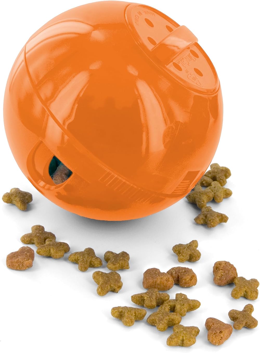 PetSafe SlimCat Interactive Feeder Orange Adjustable Portions Slow Feeder Toy