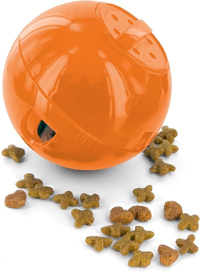 PetSafe SlimCat Interactive Feeder Orange Adjustable Portions Slow Feeder Toy