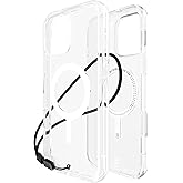 BodyGuardz Accent Compatible with iPhone 16 Pro Max Case - Crystal Clear Shockproof Cover with 18FT Drop Tested - Compatible with MagSafe - Wireless Charging - Raised Bezels- Clear