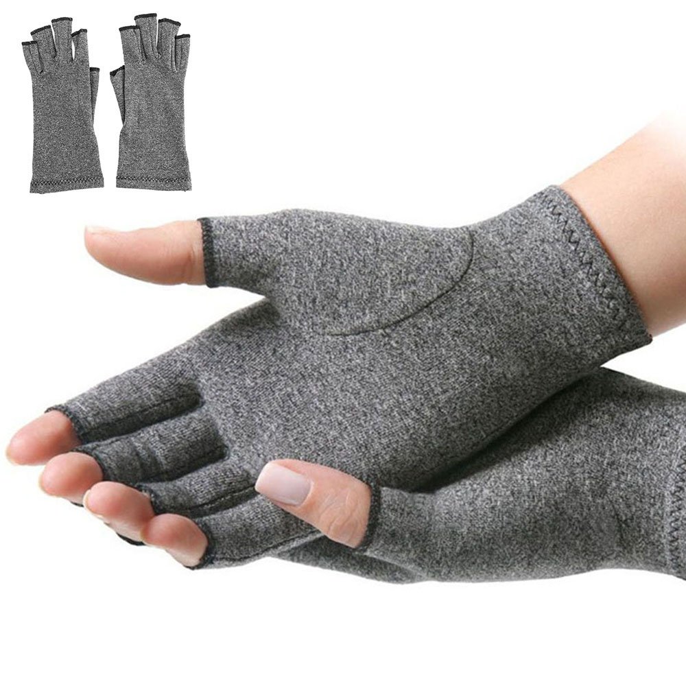 1 Pair Ladies Arthritis Compression Gloves Women Men Doctor Written