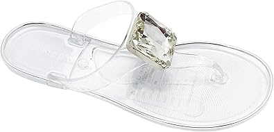 clear jelly sandals womens