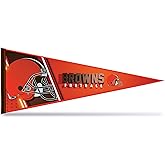 Rico Industries NFL Football Primary 12" x 30" Felt Wall Décor Pennant - Great for Home/Bed Room/Man Cave Décor