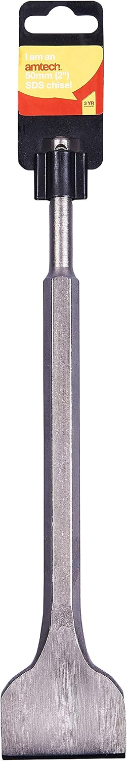 Amtech E0687 50mm (2") x 250mm (10") SDS Chisel, Transparent, 50mm x 250mm - Image 4