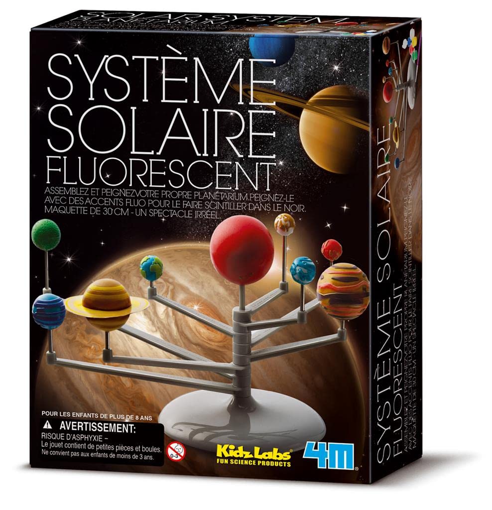4M - Solar System Kit for Children Aged 8 and Above, Unisex - Educational Scientific DIY Game