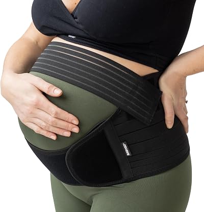 BABYGO 4 in 1 Pregnancy Support Belt Maternity & Postpartum Band Black