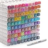 Alcohol Markers 100 Colors Art Markers Professional