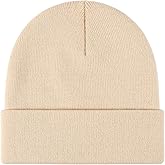 2THESTARS Beanie for Men Women Warm Winter Hat Windproof Thick Knitted Cuffed Unisex Skull Cap