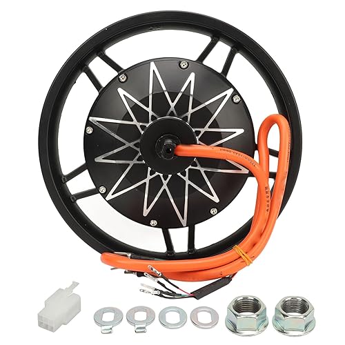 14 Inch Hub Motor, 48v/72v 1000/5000w Brushless Disc Brake Hub