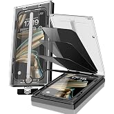 EZ-GLAZ-4 Pack for iPhone 16 Pro Max Privacy Screen Protector (6.9") | 26&deg; Privacy Protection, 12FT Military Grade Shatterproof, 9H+ Tempered Glass Film with Flawless Fit Box, Scratch Resistant