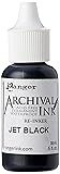 Ranger Archival Pad Reinker .5oz, Jet Black