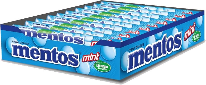 Menta, Caramelo Masticable - 20 unidades de 38 gr (Total 760 gr)