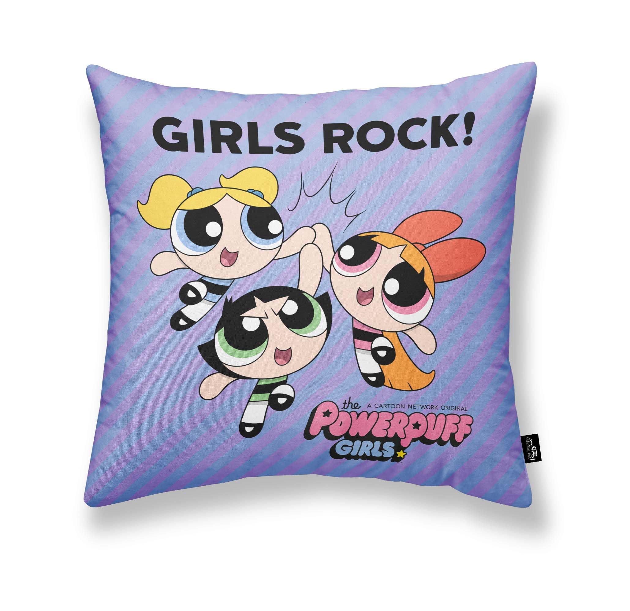 BELUM | Welcome Girls Rock A 100% Cotton Cushion Cover 45x45cm, Soft Cushion Cover Various Sizes Cushion Cover Multicolor