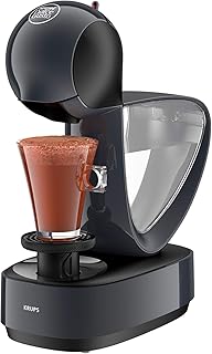Krups Nescafé Dolce Gusto Infinissima KP173B Kapsel Kaffeemaschine (für heiße und kalte Getränke, 15 bar Pumpendruck, manuelle Wasserdosierung, 1,2 l Wassertank, Abschaltautomatik) cosmic grey
