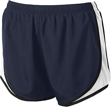 ladies navy running shorts