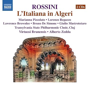 Gioachino Rossini Alberto Zedda Virtuosi Brunensis Marianna Pizzolato Lorenzo Regazzo Lawrence Brownlee Bruno De Simone Giulio Mastrototaro Transylvania State Philharmonic Choir L Italiana In Algeri Amazon Com Music