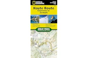 Haute Route Map [Chamonix to Zermatt] (National Geographic Trails Illustrated Map, 4001)