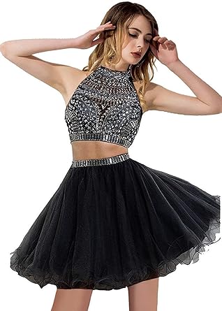 halter top homecoming dresses short