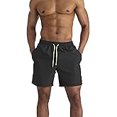 AITLGINVEN Men's Swim Trunks Swimwear Sports Shorts with Pockets
