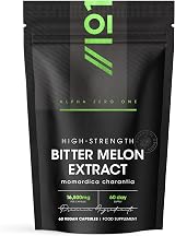 ALPHA01 Bitter Melon Extract 16,500mg 60 Vegan Capsules 2 Months